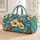 Tropical Hibiscus And Palm Leaves For Relaxed Beach, Camping, And Vacation Getaways Quilted Weekend Bag - 1