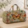Butterflies and Wildflowers for Sunny Beach Days and Relaxed Weekend Getaway Travel Quilted Weekend Bag - 4