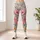 Pink Meadow Blooms for Yoga, Pilates, and Everyday Garden-Inspired Style Leggings - 4