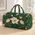 White Magnolia Blossoms with Green Leaves for Relaxed Tropical Beach Vacation Getaways Quilted Weekend Bag - 1