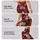 Galloping Cream Horses on Burgundy for Yoga, Pilates and Equestrian Lifestyle Wear Leggings - 2