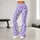 Lavender Black Polka Dots for Yoga, Pilates and Everyday Activewear Leggings - 10