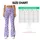 Lavender Black Polka Dots for Yoga, Pilates and Everyday Activewear Leggings - 7
