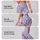 Lavender Black Polka Dots for Yoga, Pilates and Everyday Activewear Leggings - 2