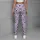 Lavender Black Polka Dots for Yoga, Pilates and Everyday Activewear Leggings - 6