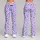 Lavender Black Polka Dots for Yoga, Pilates and Everyday Activewear Leggings - 9