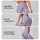 Lavender Black Polka Dots for Yoga, Pilates and Everyday Activewear Leggings - 2