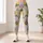 Geometric Tropical Florals for Yoga, Pilates and Everyday Active Living for Active Women Leggings - 6