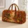 Autumn Forest Path and Sunflowers for Cozy Fall Getaways and Scenic Weekend Escapes Quilted Weekend Bag - 1