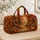 Autumn Forest Path and Sunflowers for Cozy Fall Getaways and Scenic Weekend Escapes Quilted Weekend Bag - 4