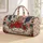 Americana Rose, Star and Stripe Motifs for Road Trips, Summer Holidays and Getaways Quilted Weekend Bag - 1