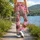 Pink Donut Dessert Motifs for Yoga, Pilates and Sweet Everyday Style Leggings - 12