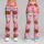 Pink Donut Dessert Motifs for Yoga, Pilates and Sweet Everyday Style Leggings - 9
