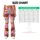 Pink Donut Dessert Motifs for Yoga, Pilates and Sweet Everyday Style Leggings - 7