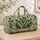 Lily of the Valley Botanical Blooms for Coastal Getaways and Garden-Loving Travelers Quilted Weekend Bag - 4