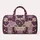 Purple Heart Patchwork with Wildflowers for Camping Trips and Weekend Escapes Quilted Weekend Bag - 6