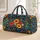 Colorful Wildflower and Cactus Florals for Bohemian Getaways and Weekend Adventures Quilted Weekend Bag - 1