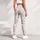 Blush Daisy And Sage Floral Motifs For Yoga Pilates And Everyday Wear Leggings - 6