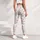 Blush Daisy And Sage Floral Motifs For Yoga Pilates And Everyday Wear Leggings - 4