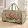 Pink Tulip Garden Blooms for Coastal Getaways and Relaxed Spring Travel for Her Quilted Weekend Bag - 1