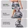 Gray White Camouflage Motif for Yoga, Pilates, Travel and Everyday Athleisure Style Leggings - 8