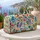 Colorful Flip-Flop Motifs for Sunny Beach Days and Summer Vacation Getaways Quilted Weekend Bag - 5