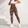 Blush Hearts And Ivory Doodles For Yoga Pilates And Everyday Errands Leggings - 4