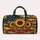 Sunflowers and Stars Americana Floral for Beach Trips and Summer Getaways Quilted Weekend Bag - 6