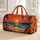 Tropical Sunset, Palm Trees And Ocean Waves For Beach Getaways And Summer Coastal Travel Quilted Weekend Bag - 1