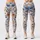 Blue Wildflowers and Botanical Blooms for Yoga, Pilates and Everyday Active Outings Leggings - 3