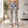 Blue Wildflowers and Botanical Blooms for Yoga, Pilates and Everyday Active Outings Leggings - 12