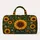 Bohemian Sunflowers and Green Leaves for Camping, Beach Days, and Weekend Getaways Quilted Weekend Bag - 6