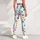 Colorful Paw Prints for Yoga, Pilates, Gym Sessions and Everyday Active Lifestyle Leggings - 5