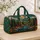 Autumn Evergreen Forest Landscape for Beach Travel, Camping, and Weekend Getaways Quilted Weekend Bag - 4