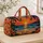 Tropical Sunset Palm Trees and Ocean Waves for Beach Getaways and Summer Travel Lovers Quilted Weekend Bag - 4