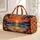 Tropical Sunset Palm Trees and Ocean Waves for Beach Getaways and Summer Travel Lovers Quilted Weekend Bag - 1
