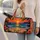 Tropical Sunset Palm Trees and Ocean Waves for Beach Getaways and Summer Travel Lovers Quilted Weekend Bag - 2