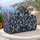 Navy Ivory Baroque Swirls for Weekend Getaways and Everyday Travel for Her or Him Quilted Weekend Bag - 5