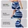 Indigo White Ikat Waves for Yoga, Pilates, Travel and Everyday Activewear Leggings - 8