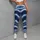 Indigo White Ikat Waves for Yoga, Pilates, Travel and Everyday Activewear Leggings - 5