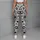 Monochrome Concentric Polka Dots for Yoga, Pilates and Everyday City Style for Women Leggings - 6