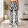 Monochrome Concentric Polka Dots for Yoga, Pilates and Everyday City Style for Women Leggings - 10