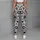 Monochrome Concentric Polka Dots for Yoga, Pilates and Everyday City Style for Women Leggings - 5