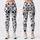 Monochrome Concentric Polka Dots for Yoga, Pilates and Everyday City Style for Women Leggings - 1
