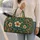 Bohemian Teal Swirls for Sunny Beach Days and Relaxed Weekend Getaways Quilted Weekend Bag - 2