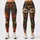 Vintage Teal And Rust Garden Florals For Yoga, Fitness, And Everyday Movement Leggings - 3