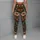 Vintage Teal And Rust Garden Florals For Yoga, Fitness, And Everyday Movement Leggings - 6