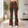 Vintage Teal And Rust Garden Florals For Yoga, Fitness, And Everyday Movement Leggings - 13