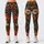 Vintage Teal And Rust Garden Florals For Yoga, Fitness, And Everyday Movement Leggings - 1