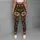 Vintage Teal And Rust Garden Florals For Yoga, Fitness, And Everyday Movement Leggings - 4
